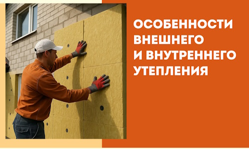 Какие особенности внешнего и внутреннего утепления в Орле