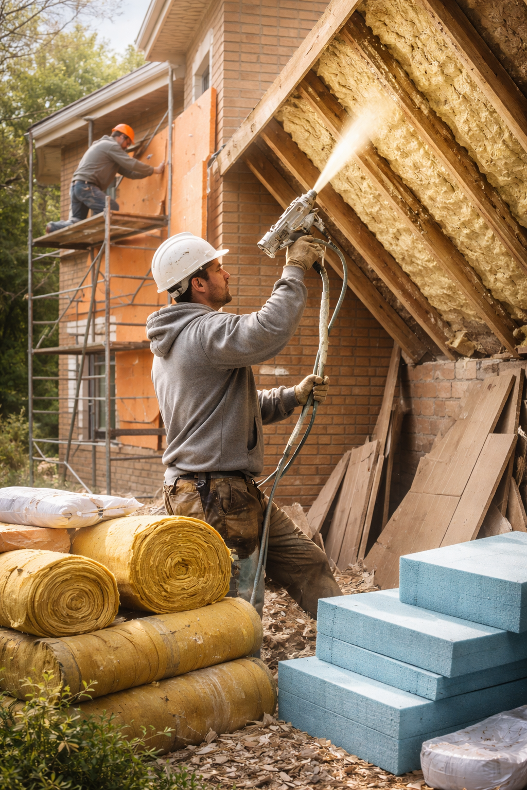 Утепление домов в Орле под ключ от 4252 руб/м2 | Профессионально — ТепломастерОрл